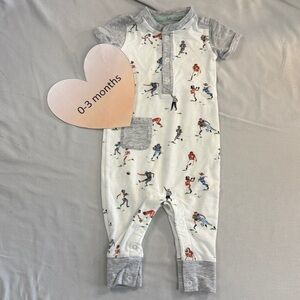 Playful Sports Print Kids Footie